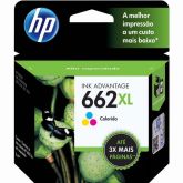 Cartucho de Tinta HP 662 XL CZ106AB Tricolor