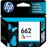 Cartucho de Tinta HP 662 CZ104AB Tricolor