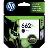 Cartucho de Tinta HP 662 XL CZ105AB Preto